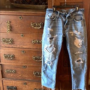 American Eagle distressed jeans